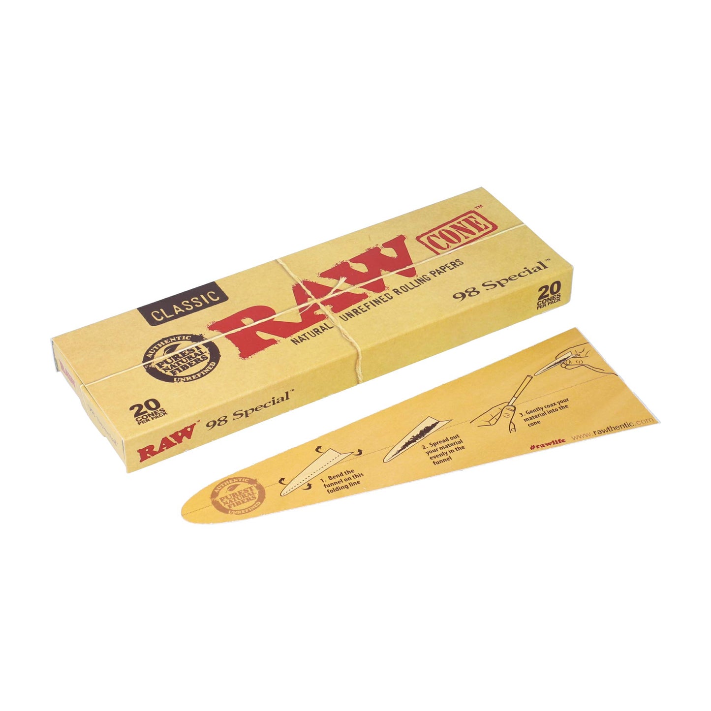 RAW Classic 98 Special Cone 20ct