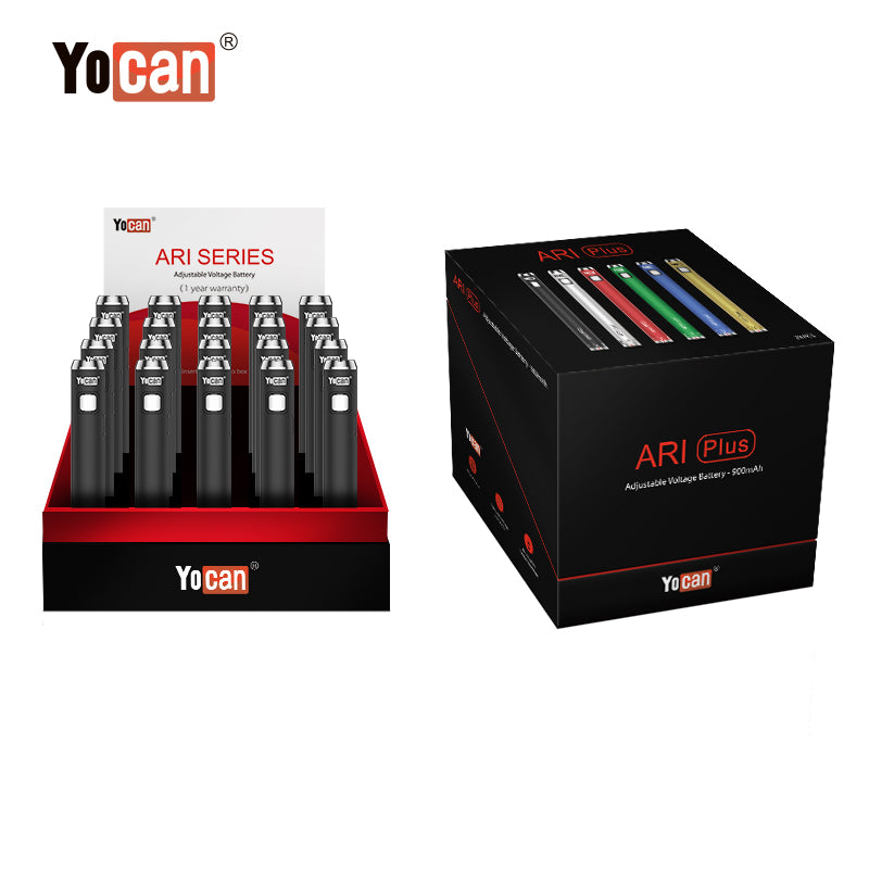Yocan ARI Plus 510 Cartridge Battery 20ct