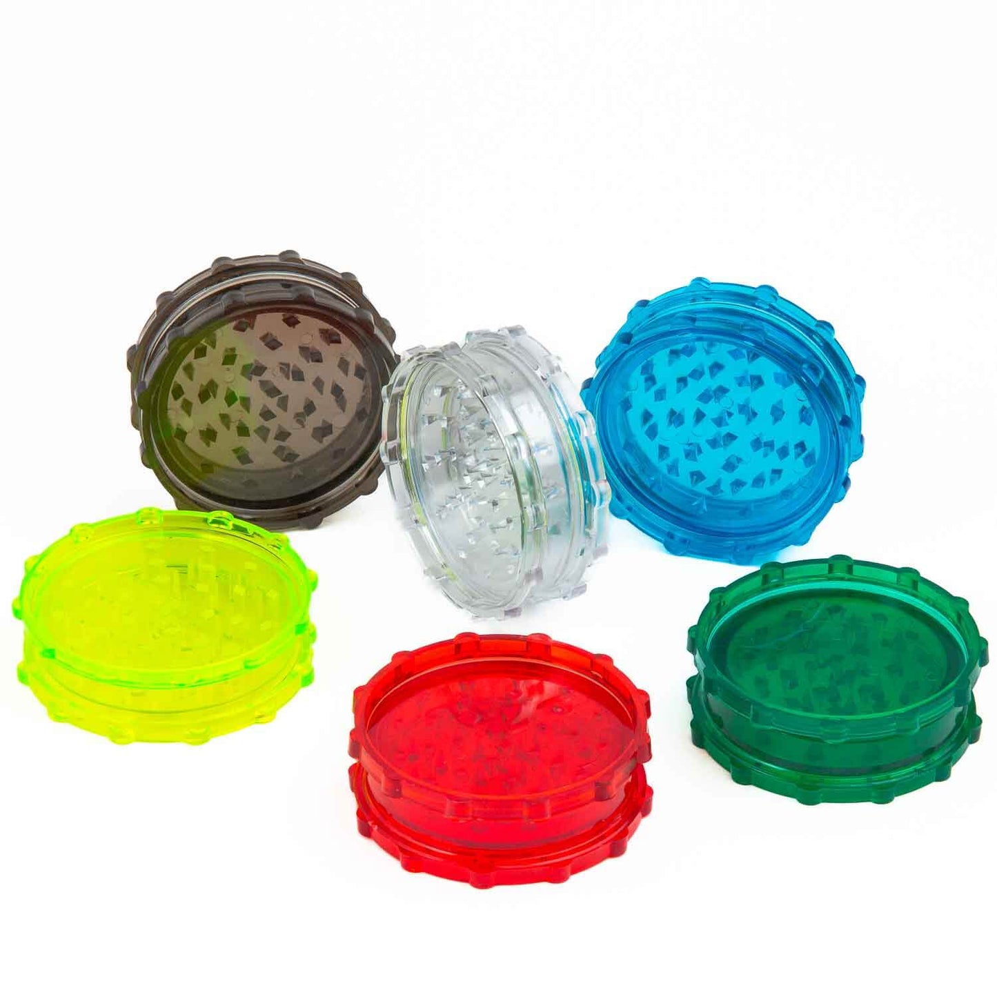 3" Acrylic 2 Part Grinder (15 Pack)