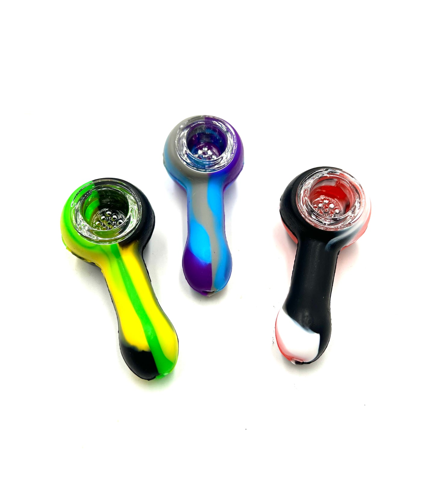 3" Mini Silicone Spoon Pipe Jar 50ct