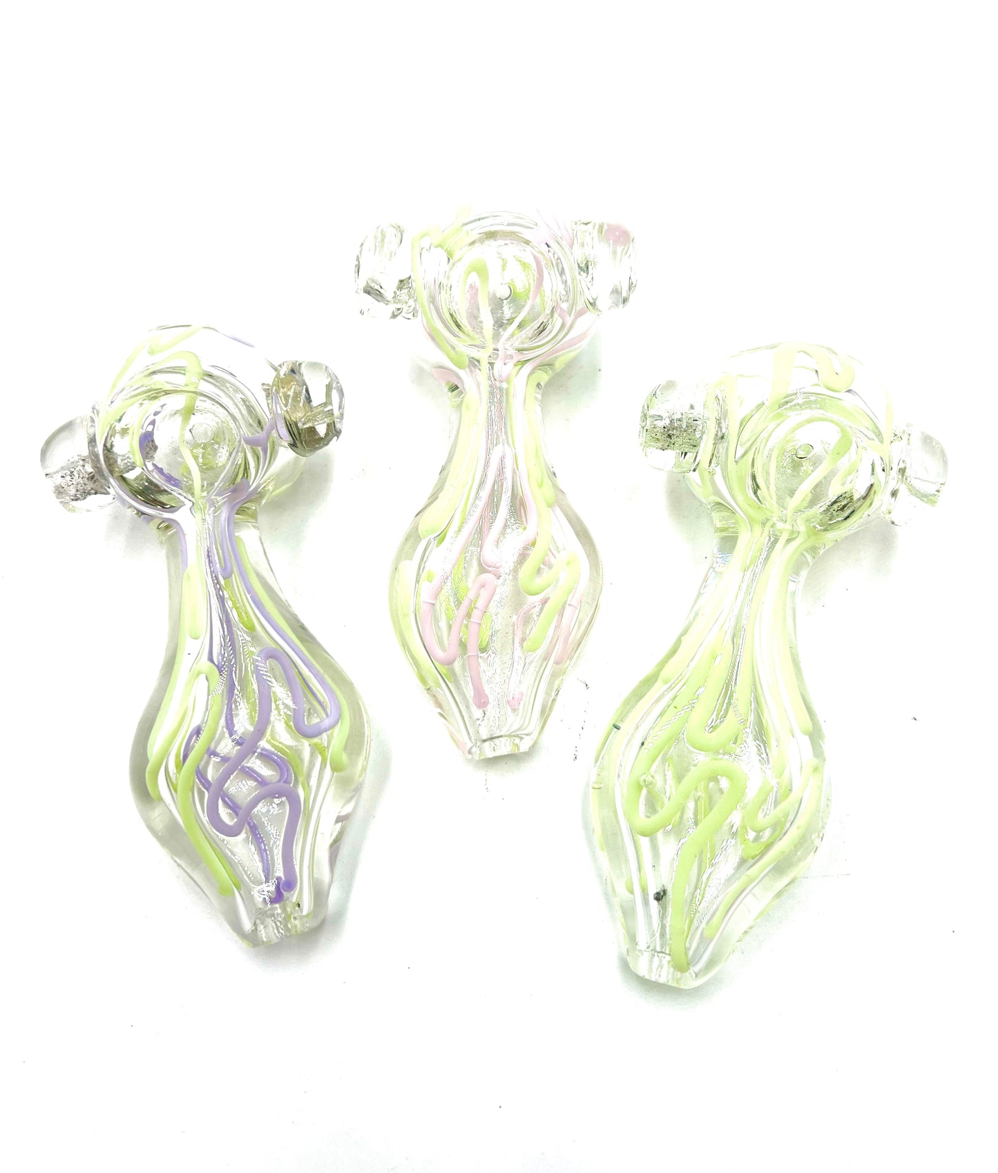 4.5" Flat Fish Style Body Slime Hand Pipe