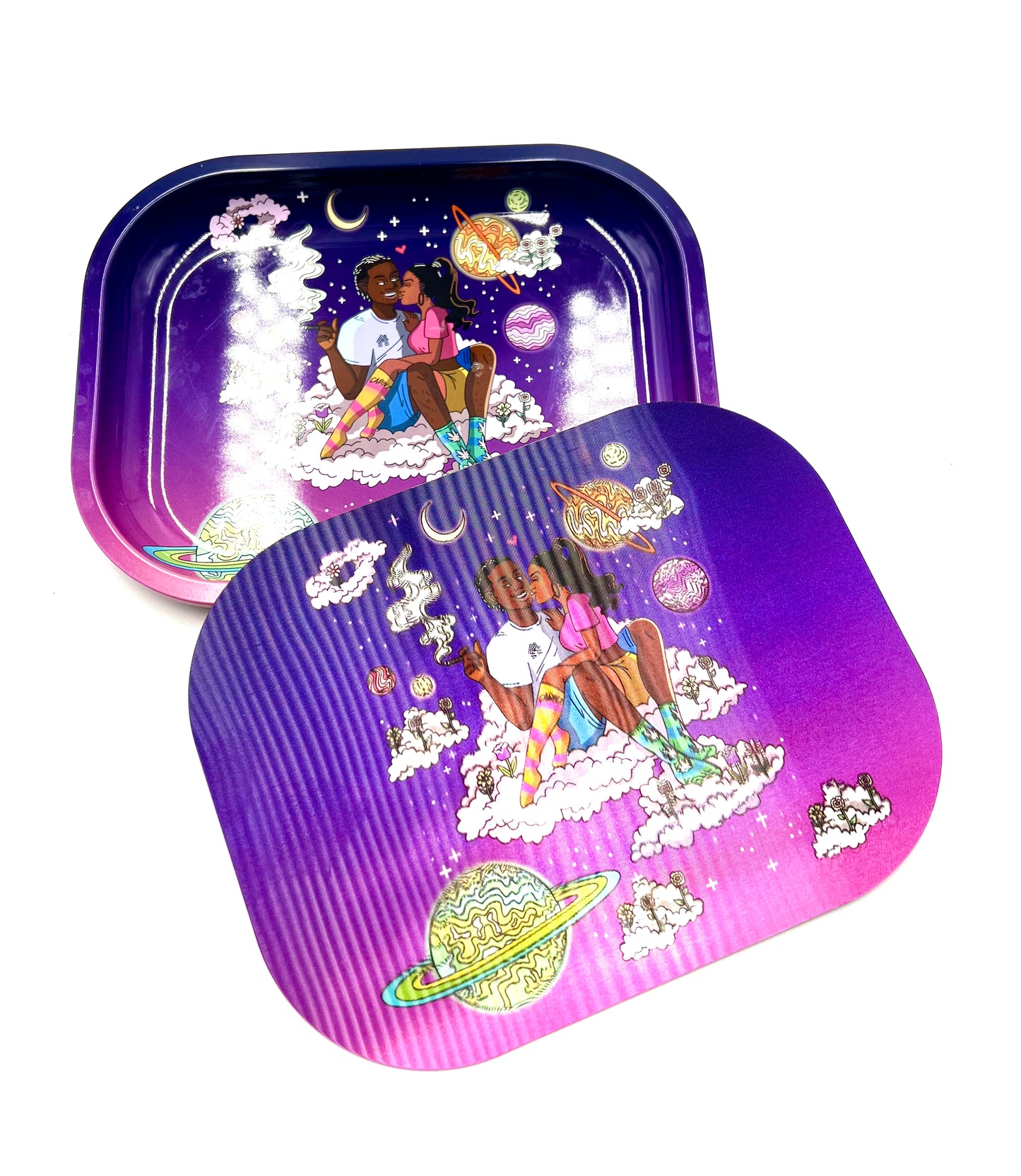 3D Magnetic Lid Small Rolling Tray