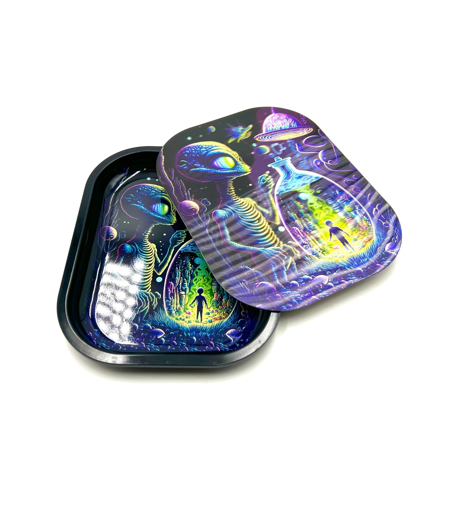 3D Magnetic Lid Small Rolling Tray