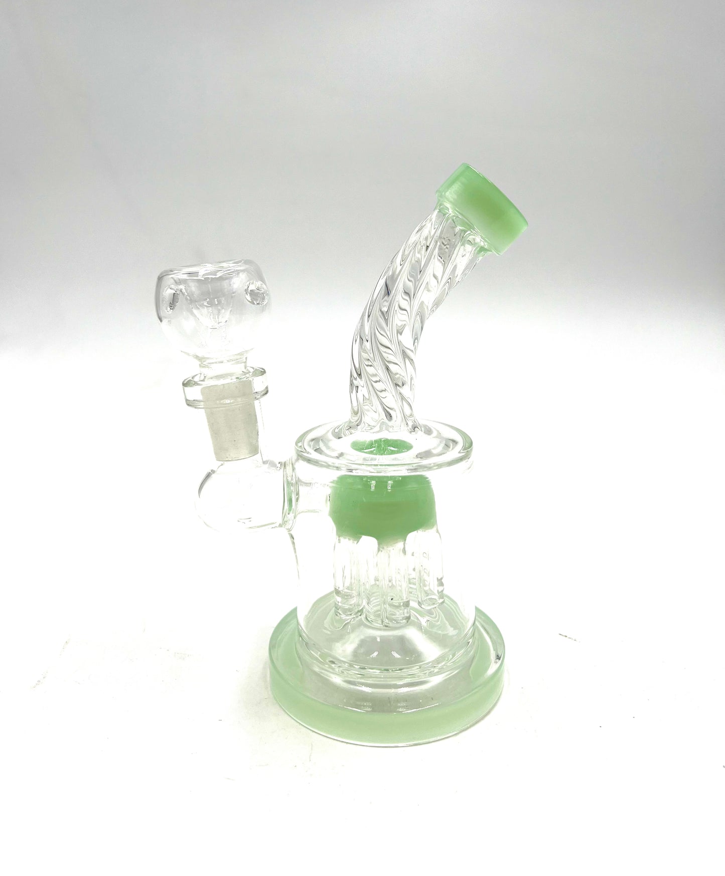 5" Mini Twisted Mouth Tree Perc Water Pipe