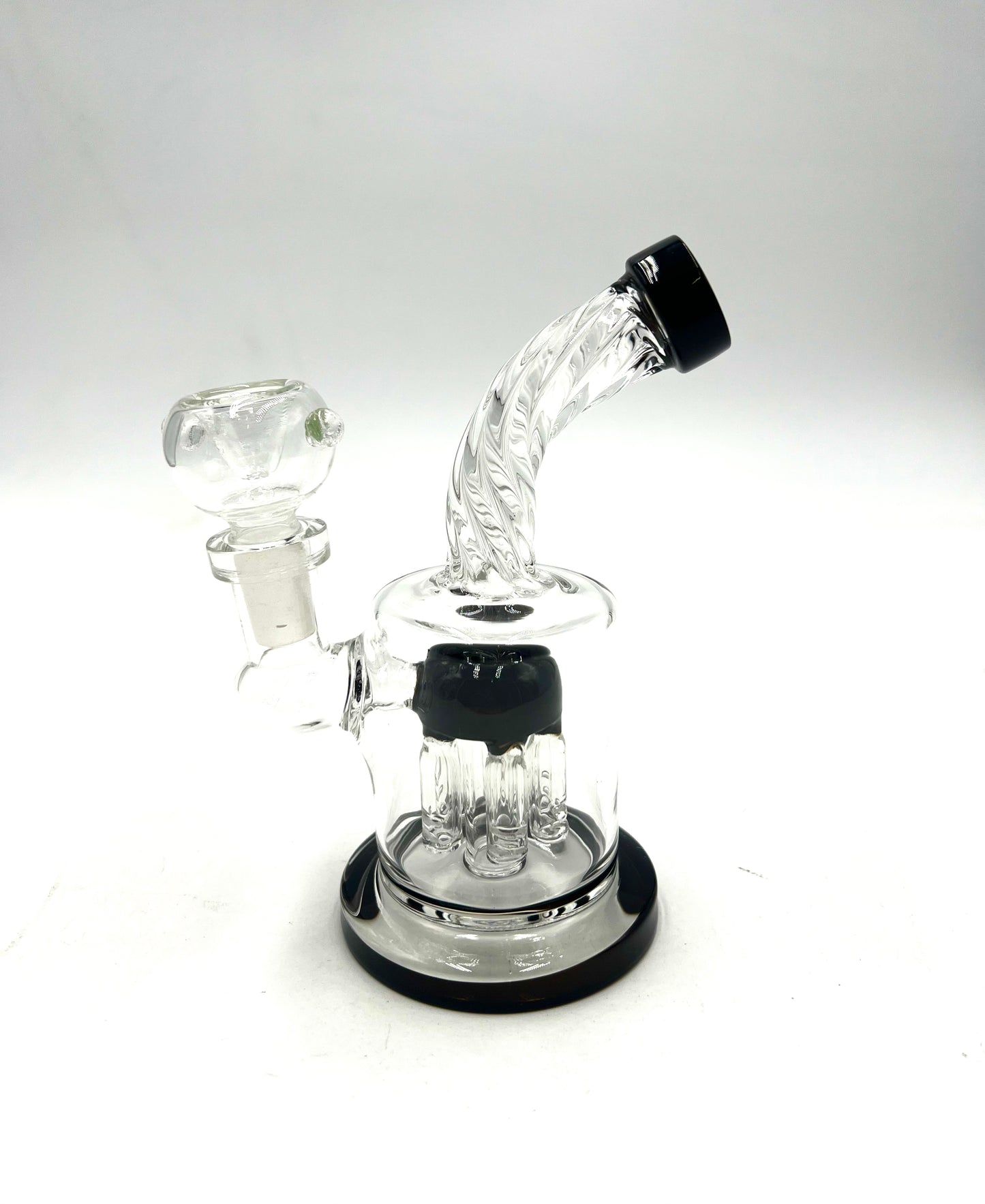 5" Mini Twisted Mouth Tree Perc Water Pipe