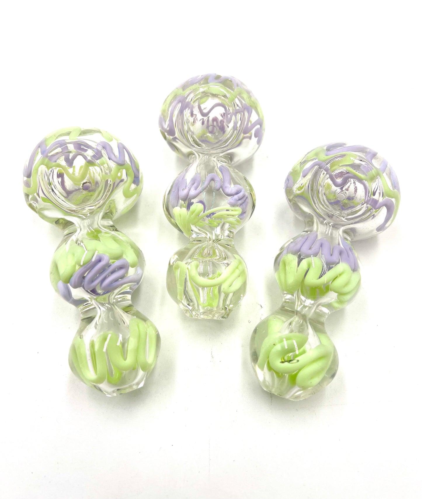 4" Double Bubble Inside Slime Hand Pipe