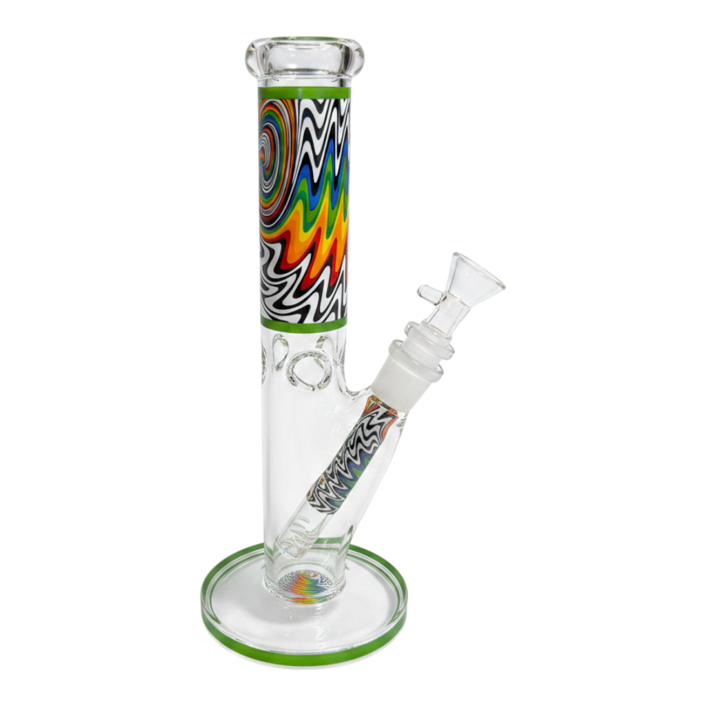 10 INCH STRAIGHT WATER PIPE PRINT STICKER ON THE DOWNSTEM