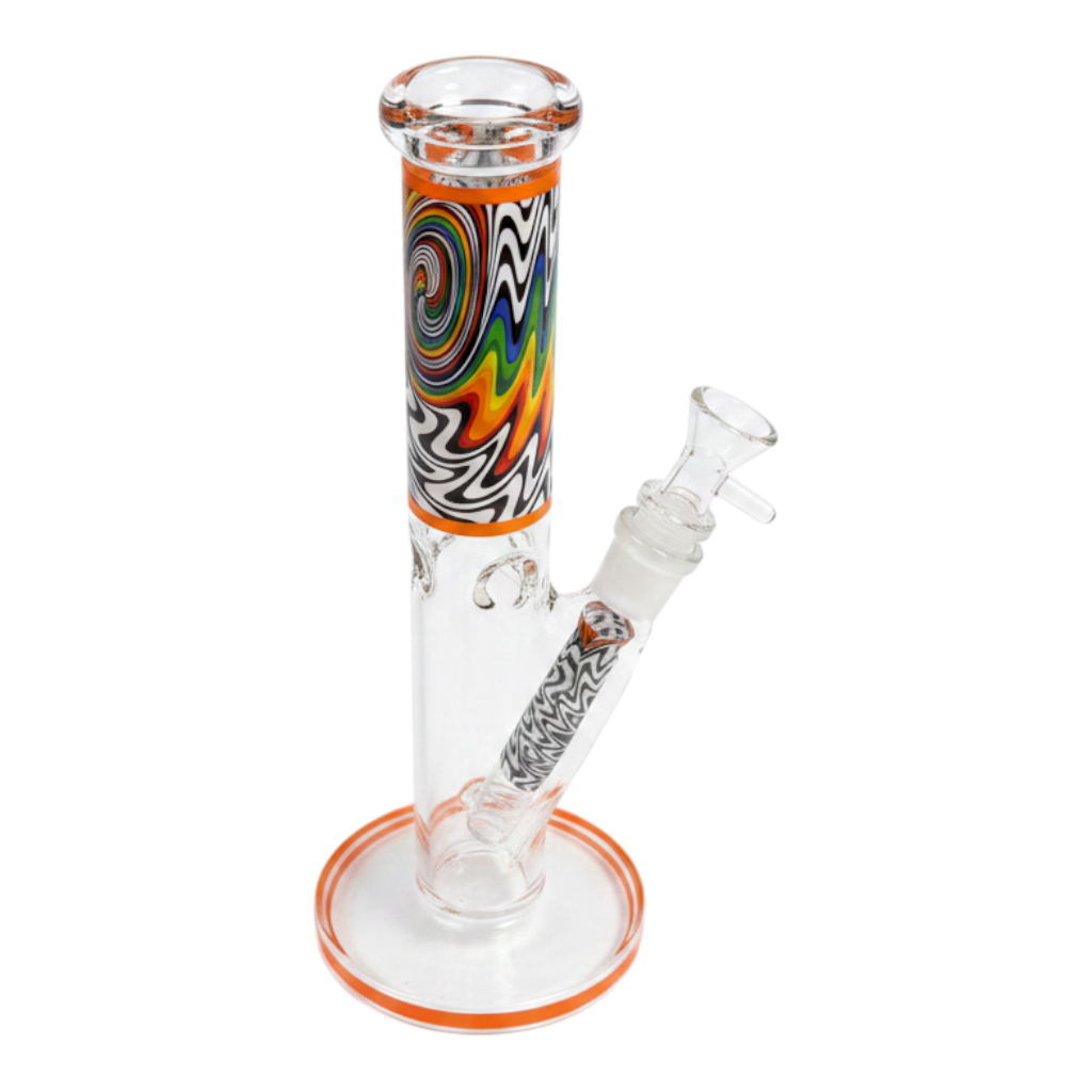 10 INCH STRAIGHT WATER PIPE PRINT STICKER ON THE DOWNSTEM