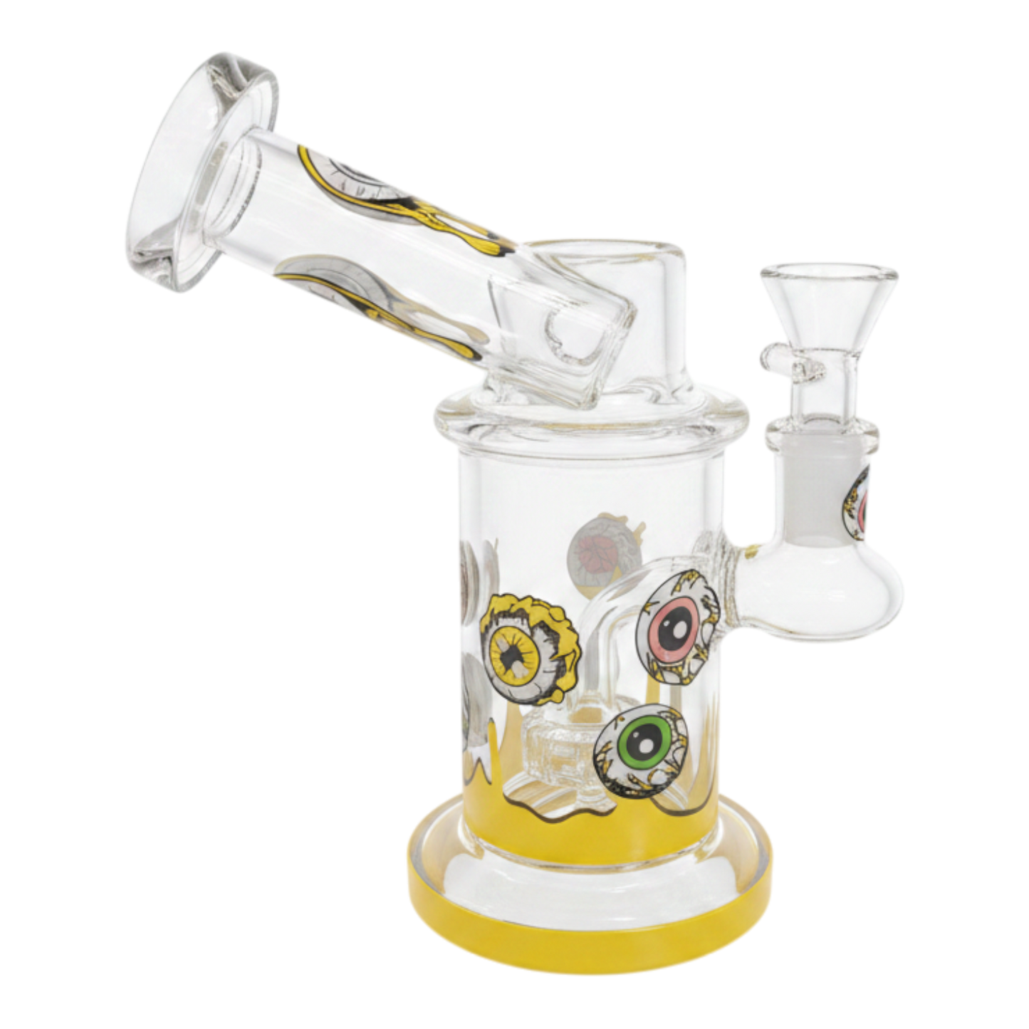 WATER PIPE 7 INCH BEND TUBE EYES PRINTED