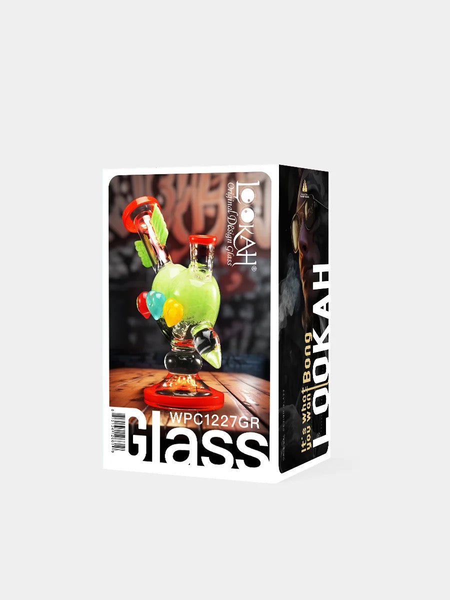 Lookah Bong 7.5" Cupid's Heart Water Pipe