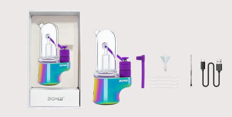 Bomb Erig Aerix -Portable Electric Dab Rig Rainbow