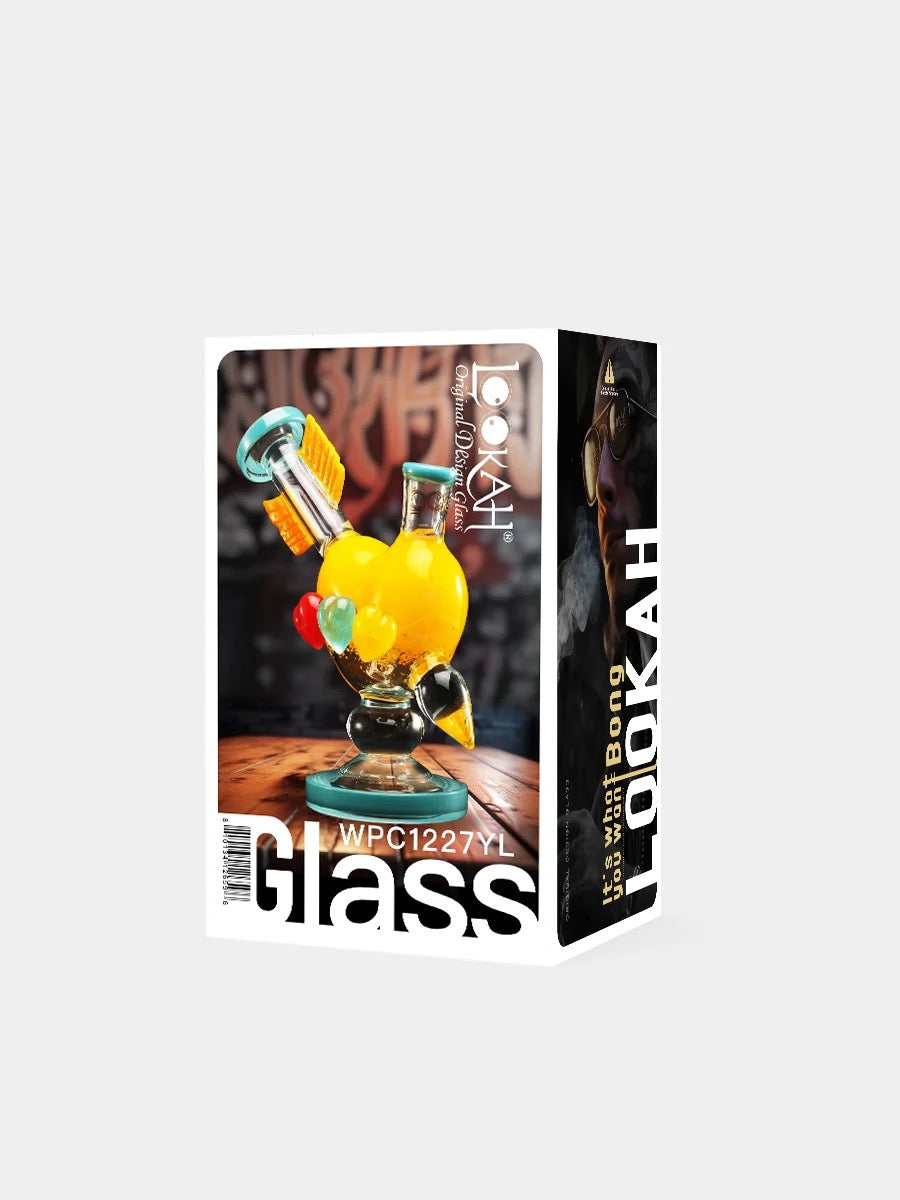 Lookah Bong 7.5" Cupid's Heart Water Pipe