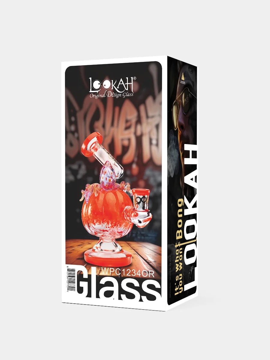 Lookah Rig 7.5" Strawberry Glass Dab Rig