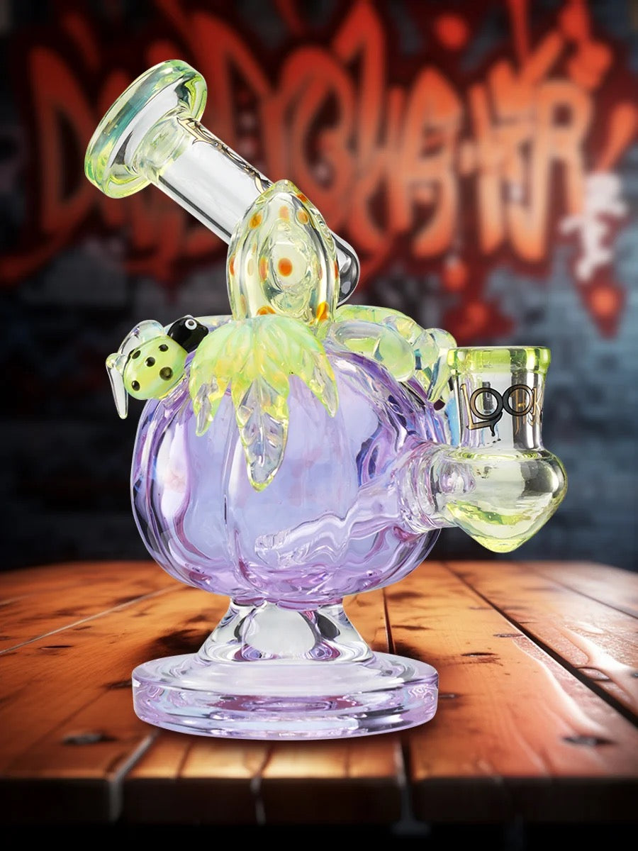 Lookah Rig 7.5" Strawberry Glass Dab Rig
