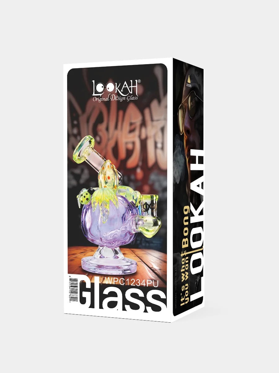Lookah Rig 7.5" Strawberry Glass Dab Rig