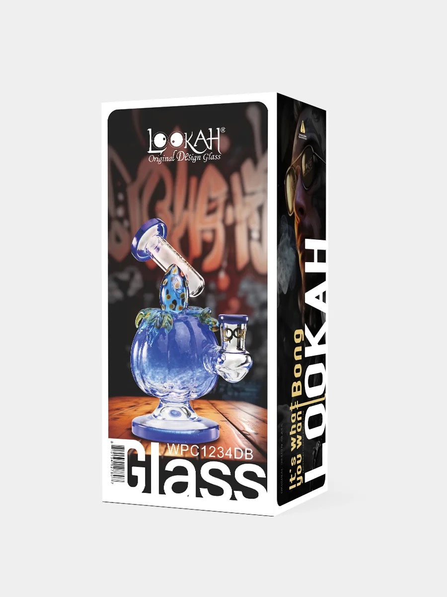 Lookah Rig 7.5" Strawberry Glass Dab Rig