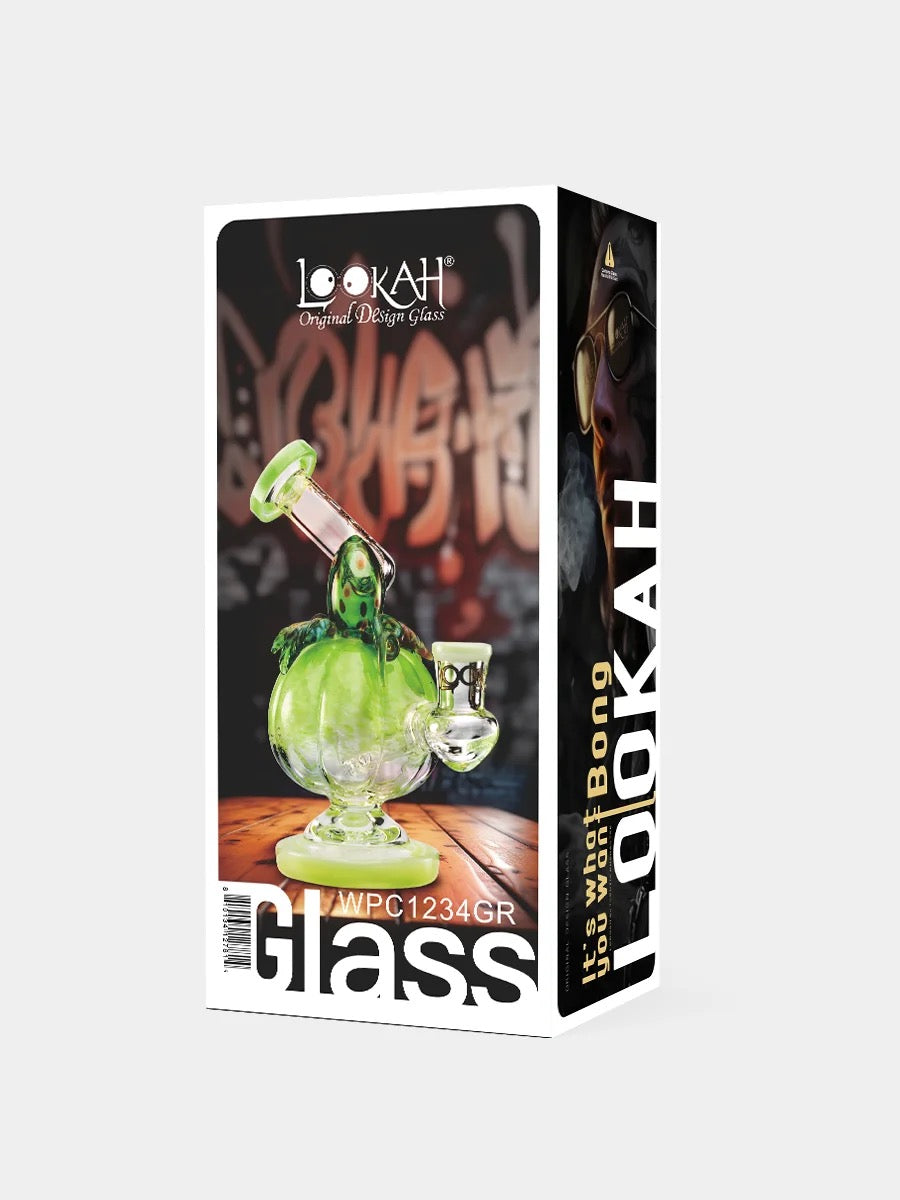 Lookah Rig 7.5" Strawberry Glass Dab Rig