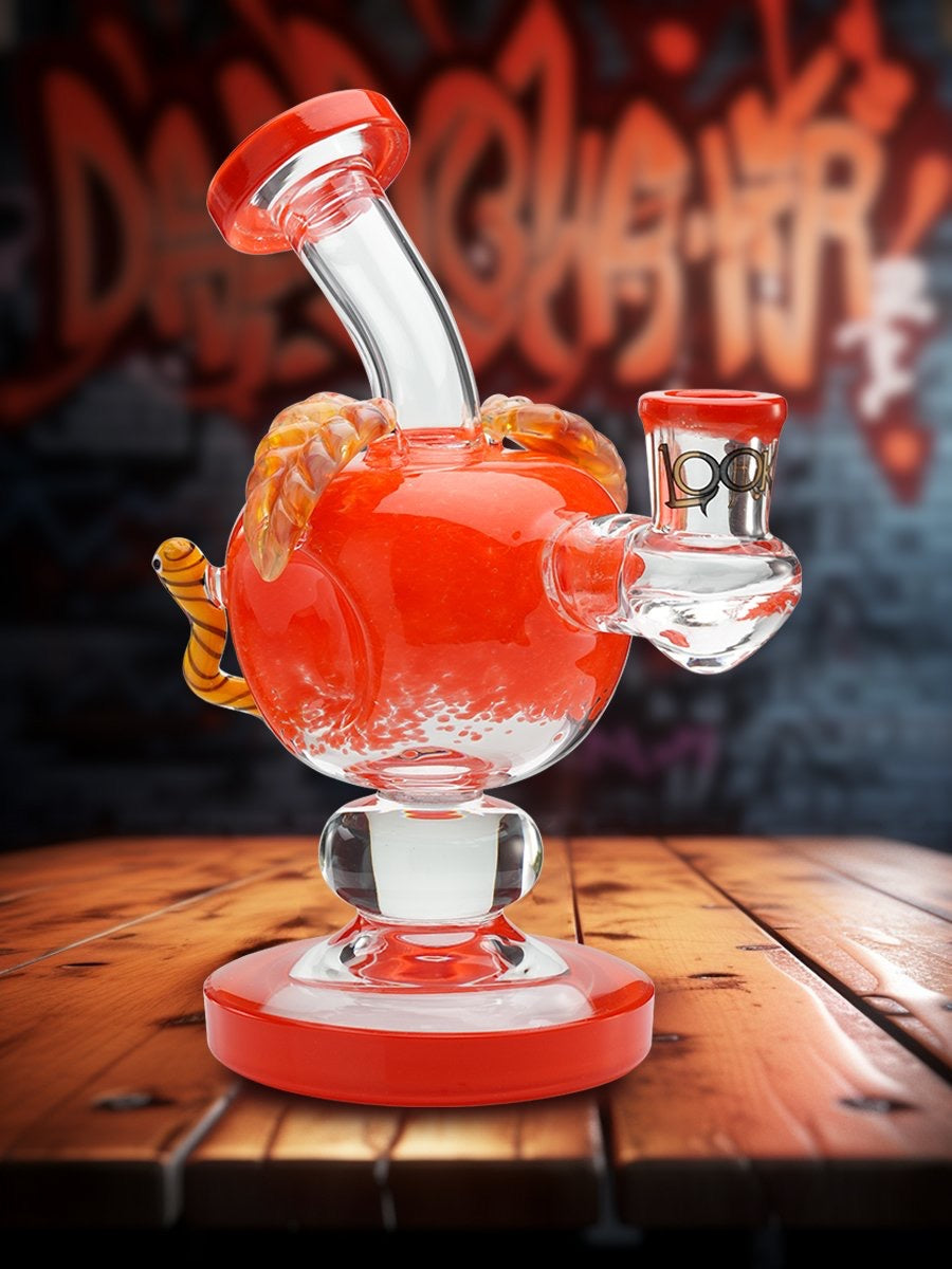 Lookah Bong 7.5" Snake Apple Water Pipe