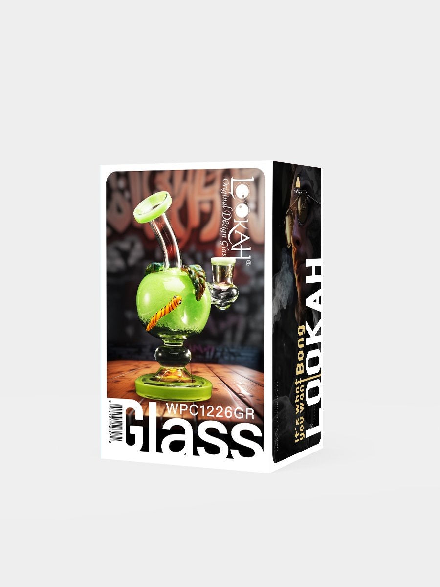 Lookah Bong 7.5" Snake Apple Water Pipe