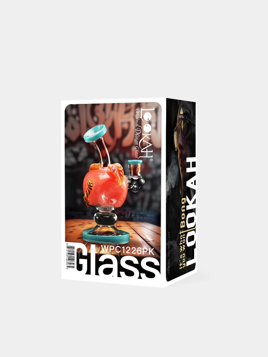 Lookah Bong 7.5" Snake Apple Water Pipe
