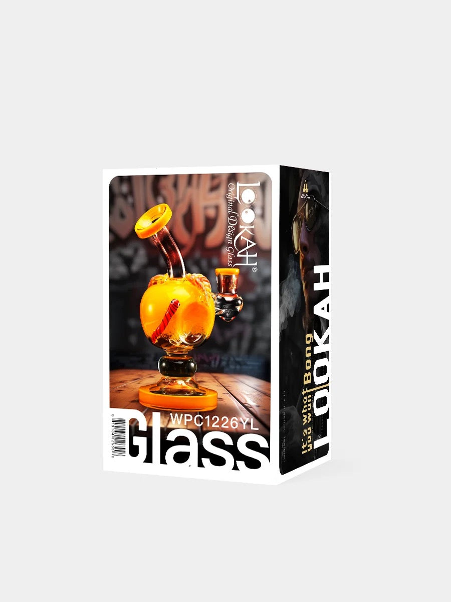 Lookah Bong 7.5" Snake Apple Water Pipe