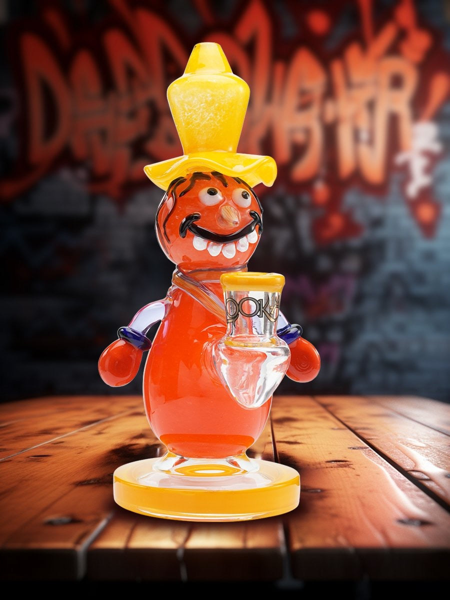 Lookah Bong 8" Funny Snowman Water Pipe