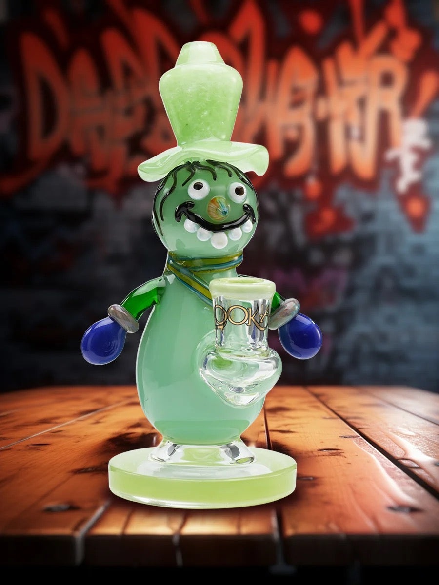 Lookah Bong 8" Funny Snowman Water Pipe