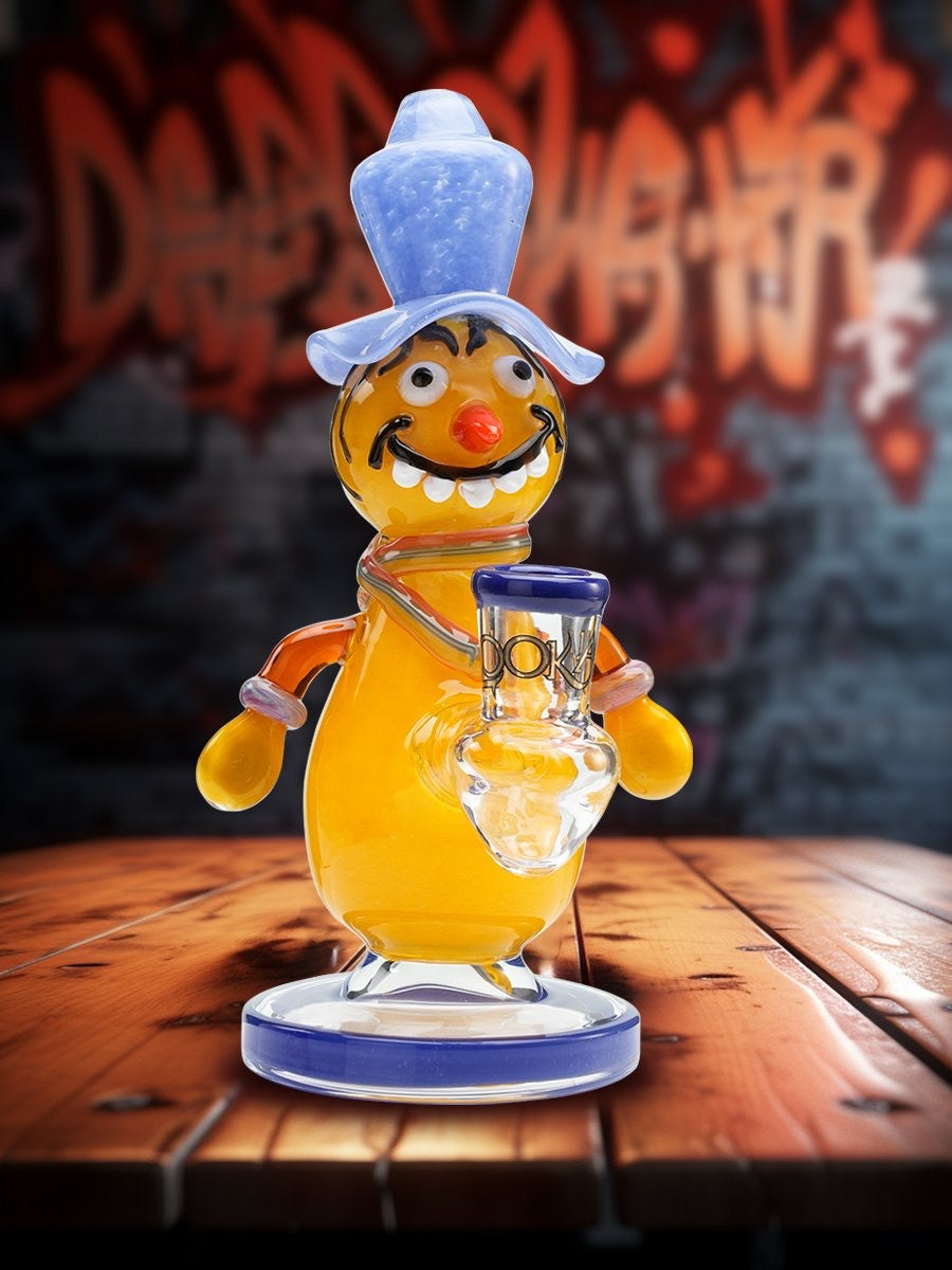 Lookah Bong 8" Funny Snowman Water Pipe
