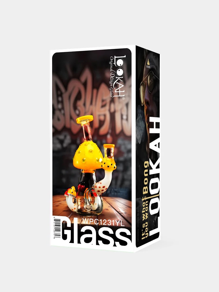 Lookah Bong 8.5" Mushroom Tree Water Pipe