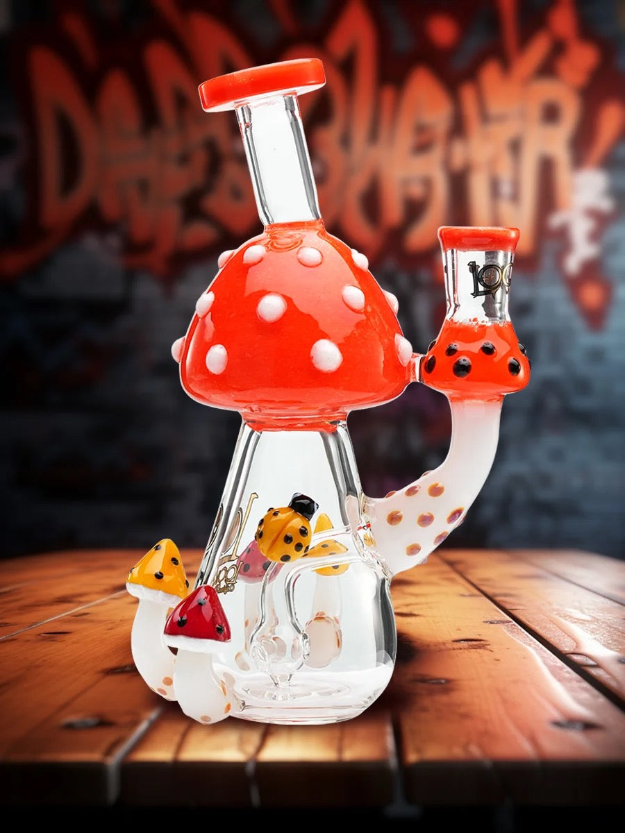 Lookah Bong 8.5" Mushroom Tree Water Pipe