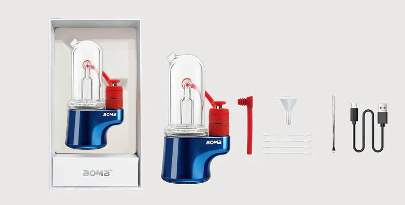 Bomb Erig Aerix -Portable Electric Dab Rig Liberty Blue