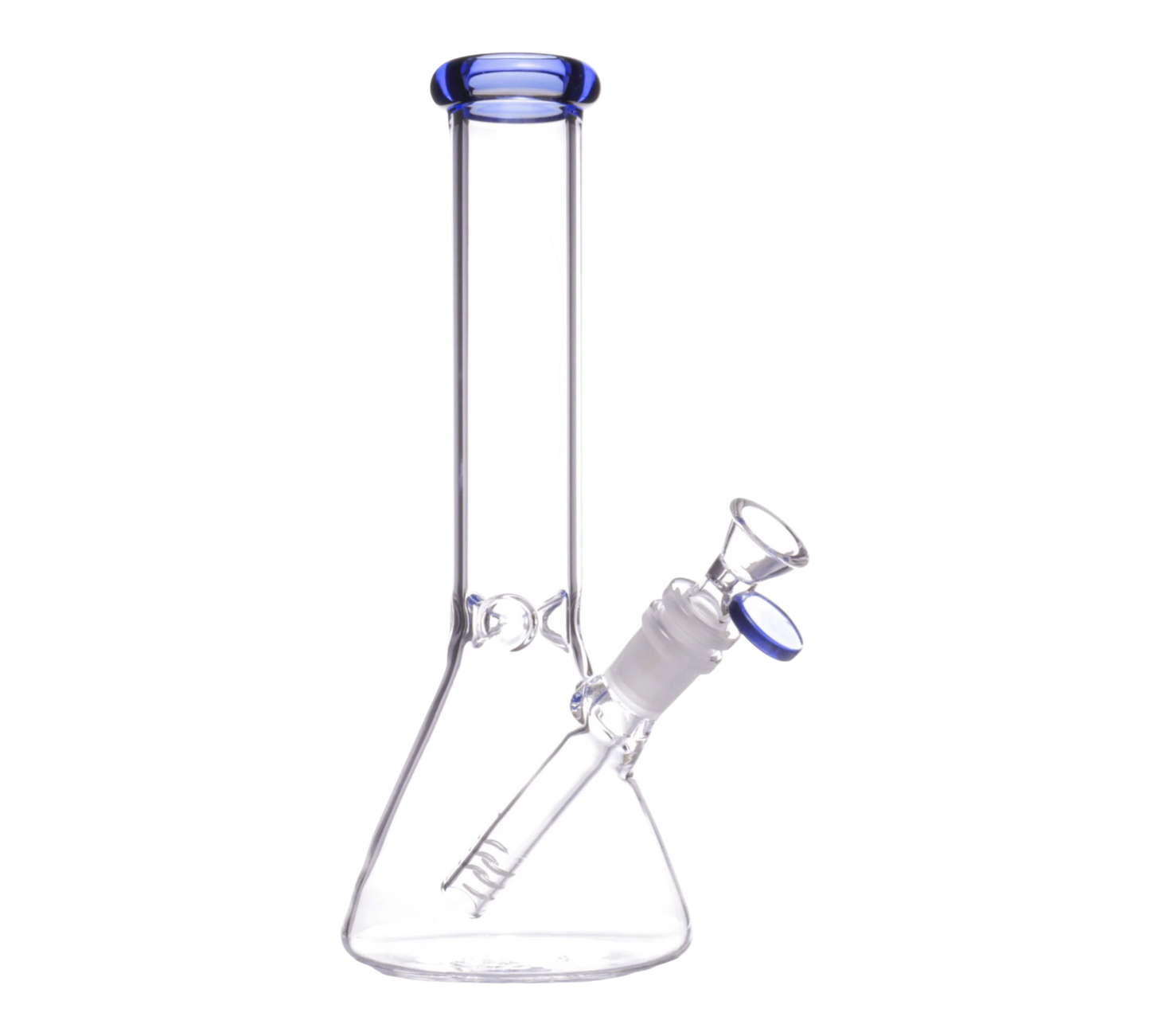 10" Color Mouth Clear Beaker Water Pipe