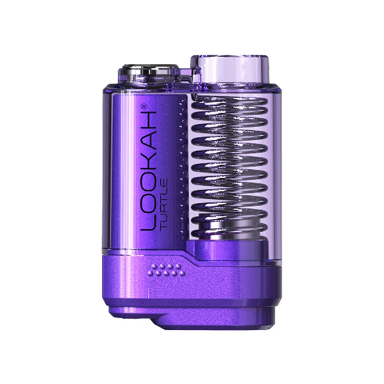 LOOKAH Turtle 510 thread dab pen battery in purple with coil and compact design