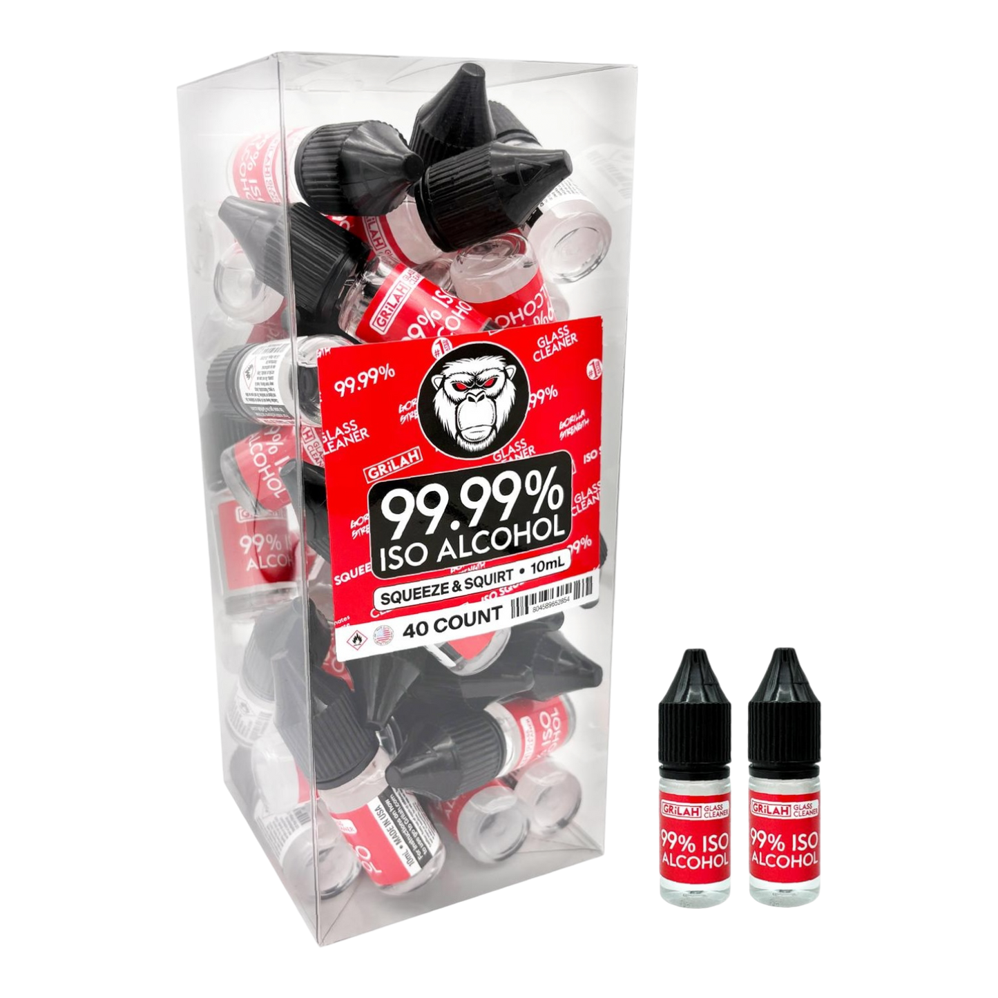 Grilah Cleaner 10ml Bottles (40 count)