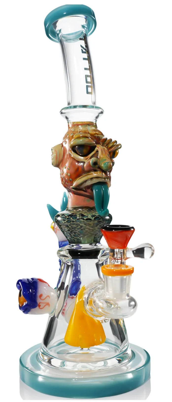 12" Monster Face & Eyes Water Pipe (C47)