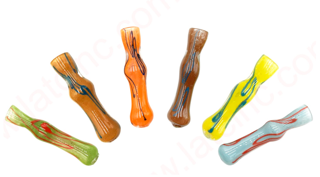 CHILLUM COLOR WITH COLOR LINES