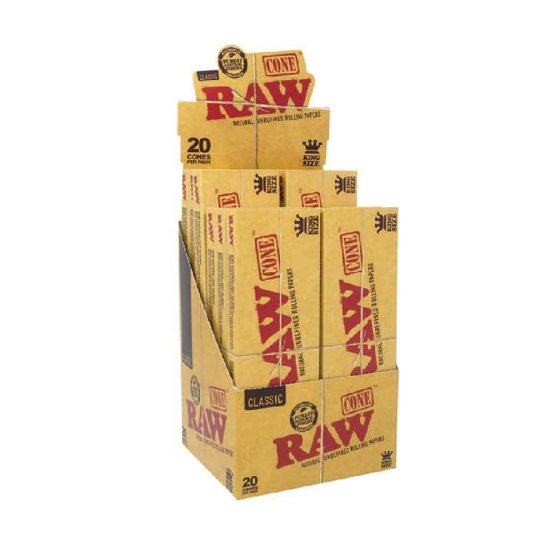 RAW Classic King Size Cone 20ct