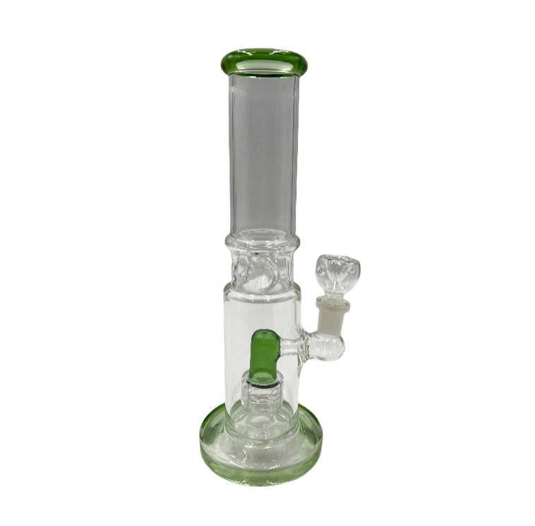 10" Straight Ice Pinched Matrix Perc Water Pipe