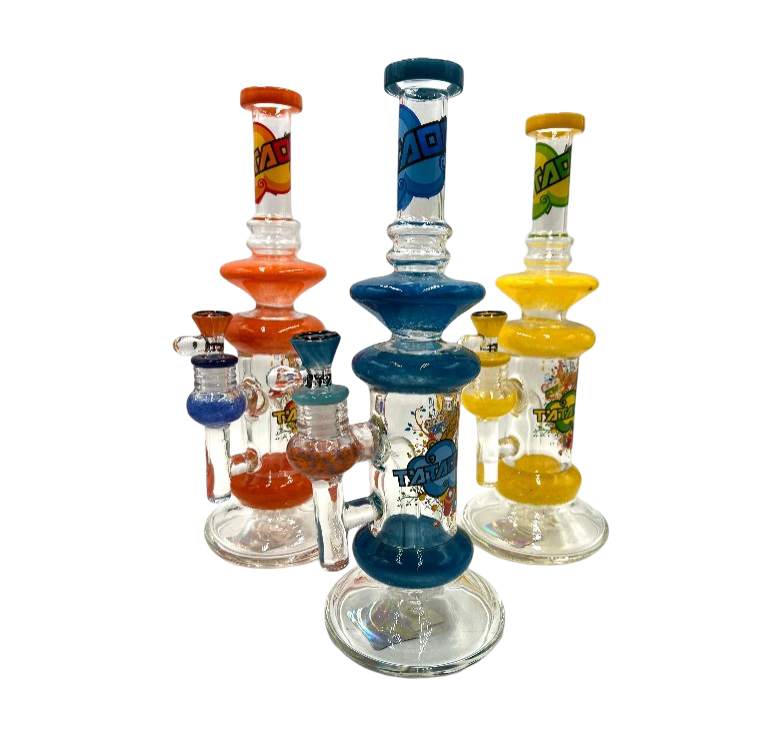 12" Tattoo Retro Art Design Water Pipe (C301)