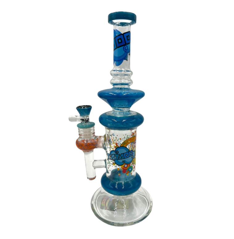 12" Tattoo Retro Art Design Water Pipe (C301)