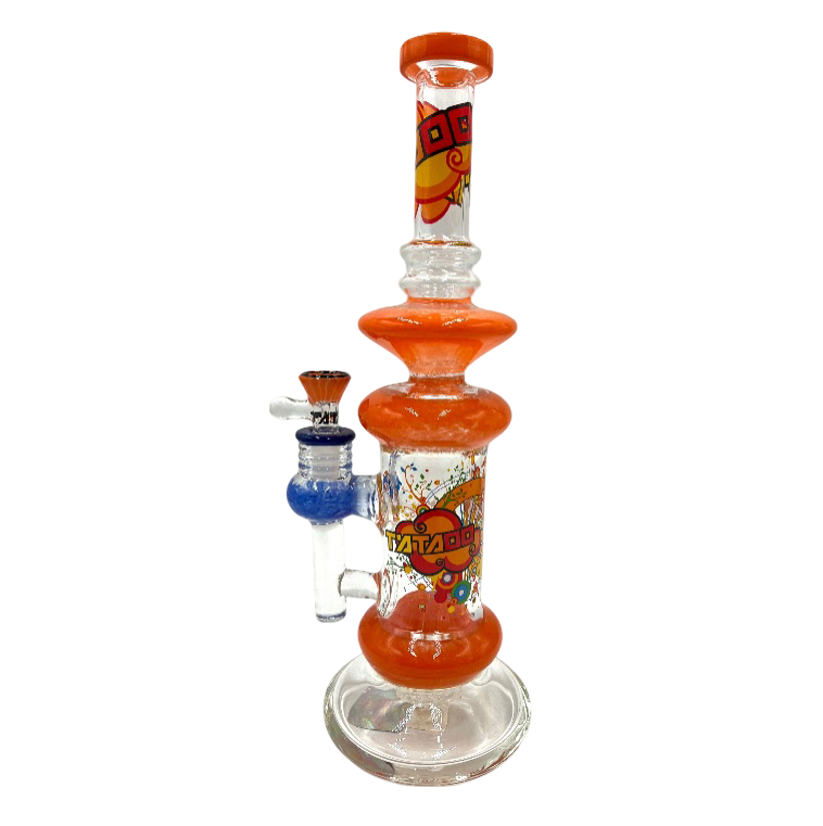 12" Tattoo Retro Art Design Water Pipe (C301)