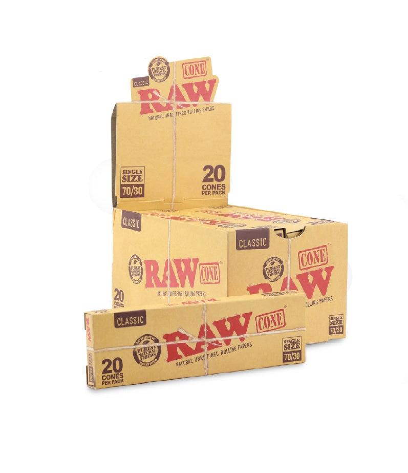 RAW Classic Single Size 70/45 Cone 20ct