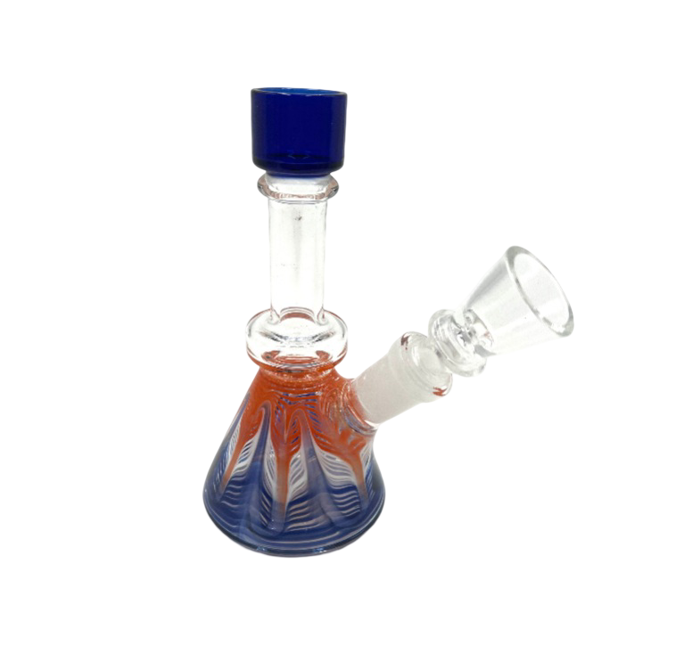 5" Mini Wrap & Rake Beaker Water Pipe