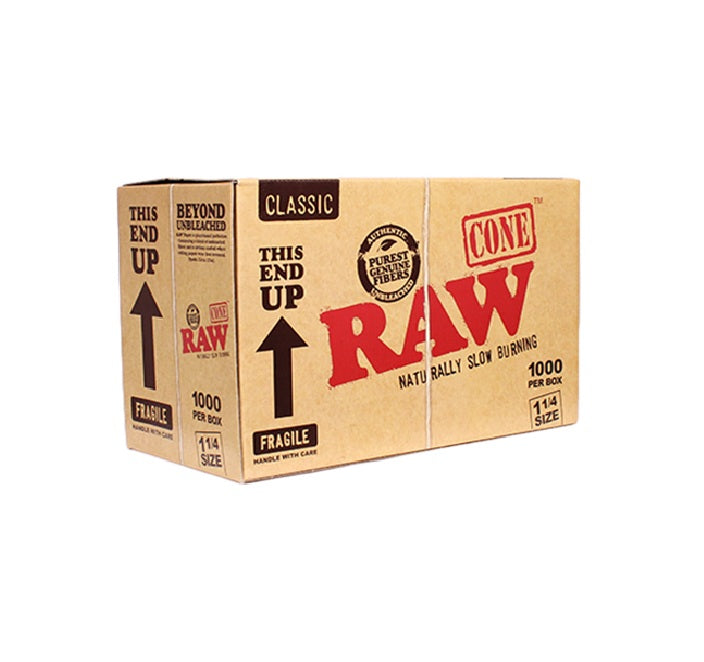 RAW Classic 1 1/4 Cone 1000ct