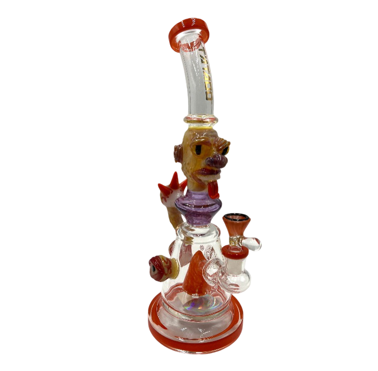 12" Monster Face & Eyes Water Pipe (C47)