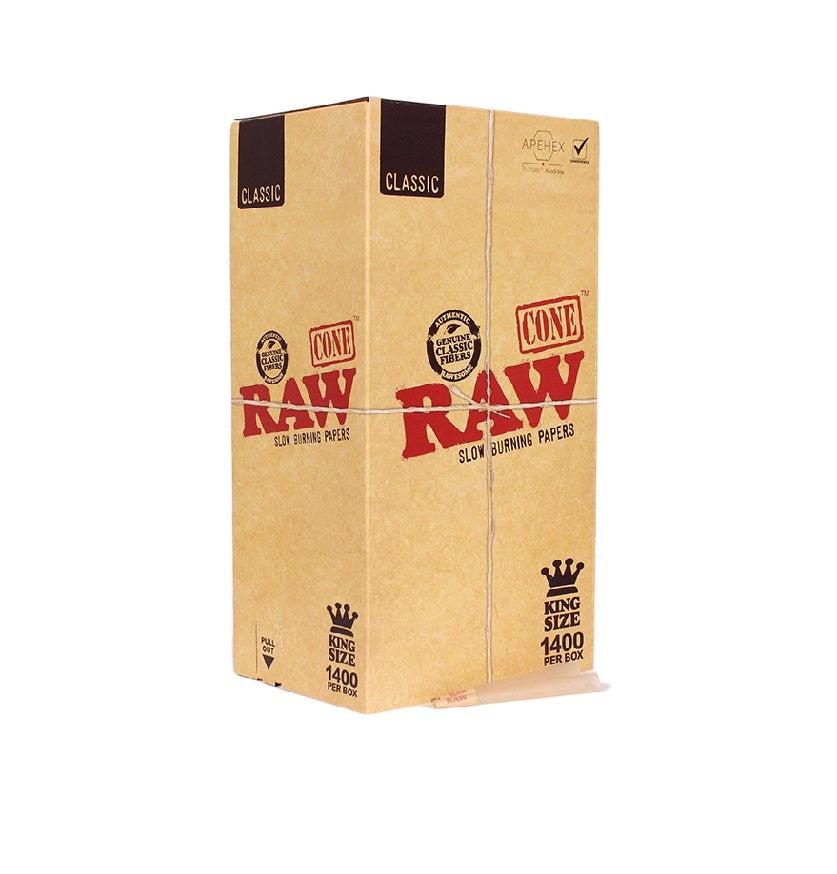 RAW Classic King Size Cone 1400ct