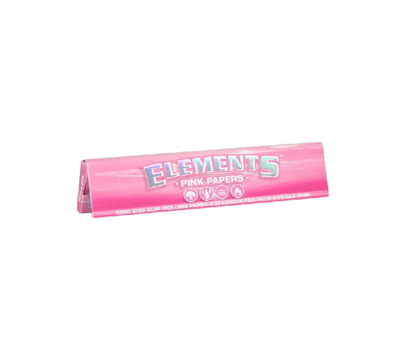 Elements Pink King Size Slim Paper 50pk