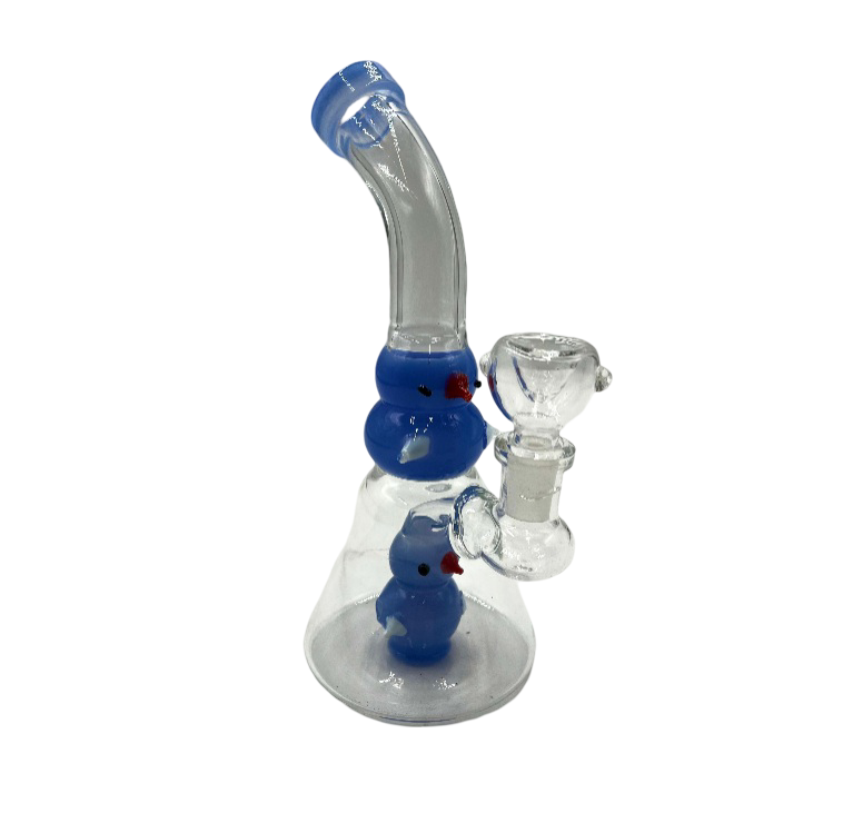 7" Curved Mouth Duck Beaker Water Pipe