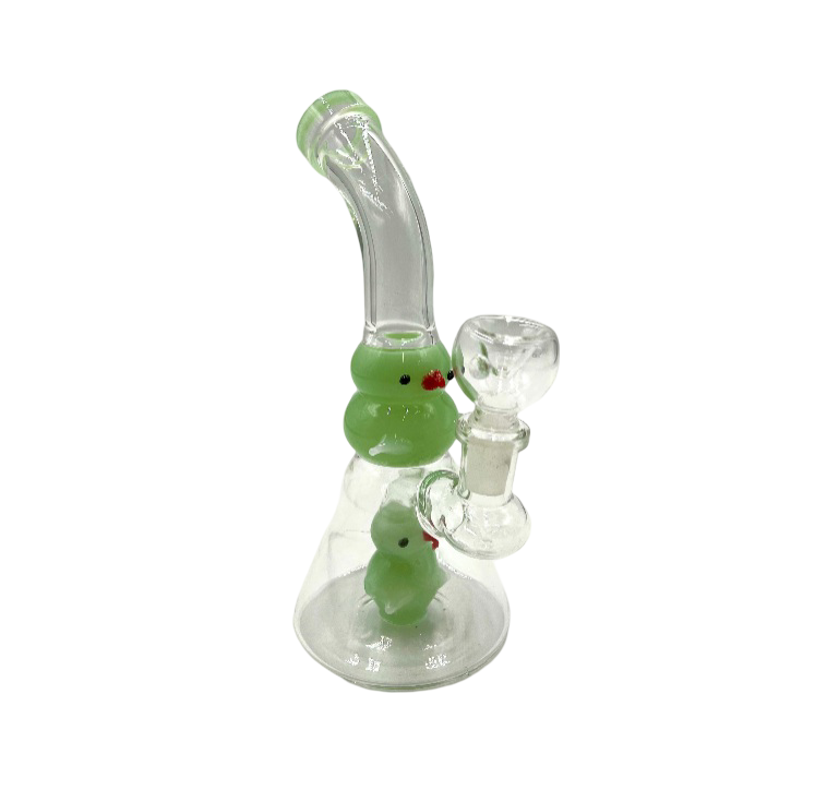 7" Curved Mouth Duck Beaker Water Pipe