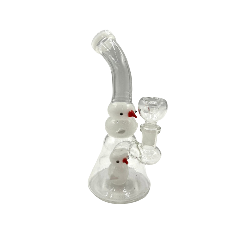 7" Curved Mouth Duck Beaker Water Pipe
